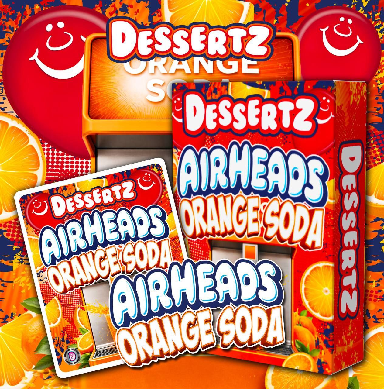 Dessertz Airheads orange soda