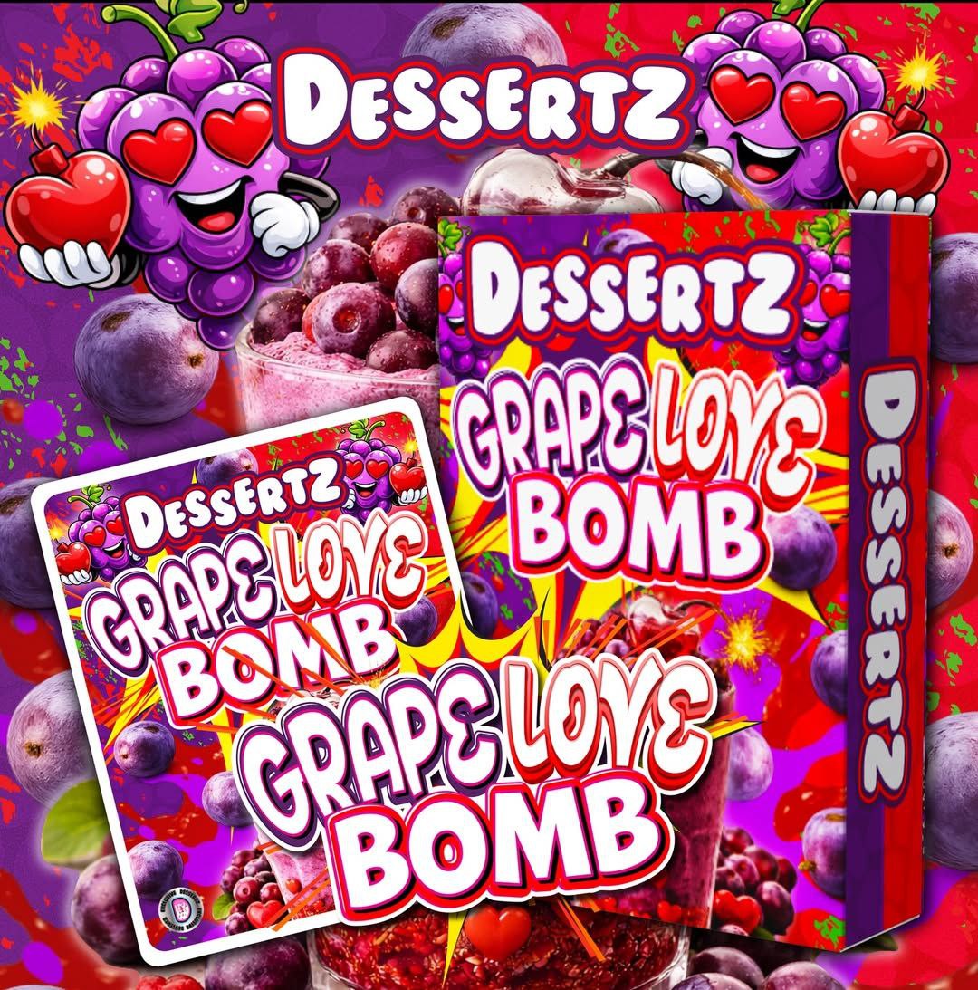 Dessertz grape love bomb