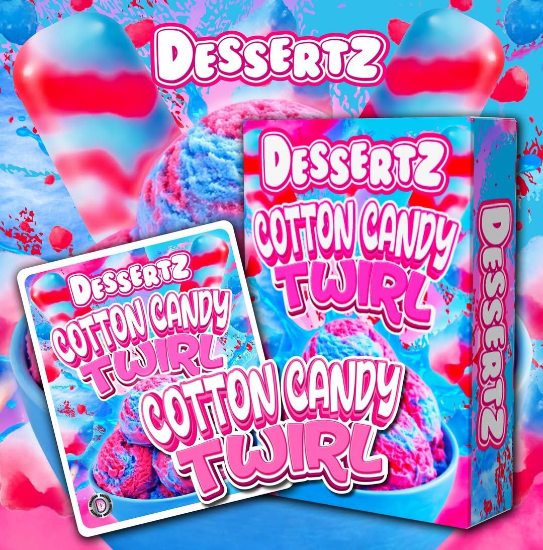 Dessertz cotton Candy Twirl