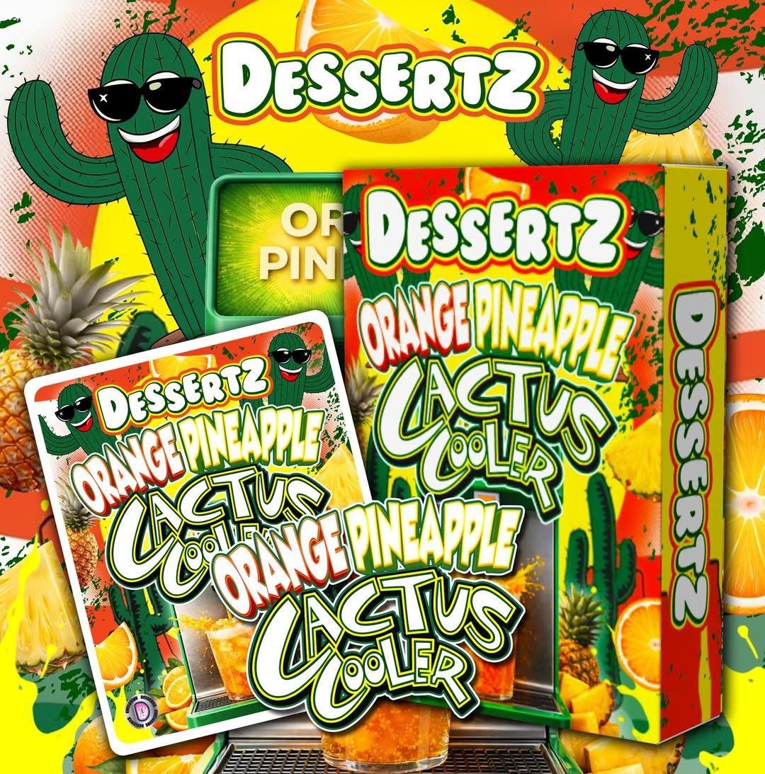 Dessertz orange pineapple Cactus cooler